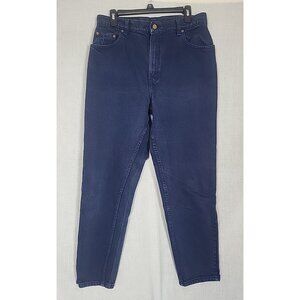 VTG Levi's Dark Jeans Women's 14 551 Relaxed Tapered Denim Pants 90s Y2K USA